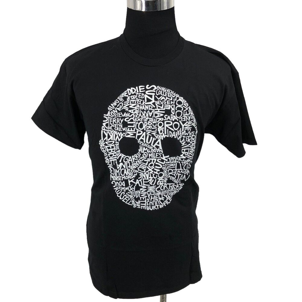 Jason All Vicitms Mask T-shirt Friday The 13th Skull Size Medium